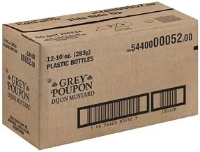 Grey Poupon Dijon Mustard Squeeze 12 Case 10 Ounce