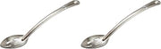 Winco 13" Stainless Steel Basting Spoon, Curved Handle, Heavy Duty (Pack of 2)