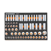 GEARWRENCH 1/2" Chrome Sockets / One Size / Orange, Black, Silver Multitools