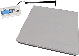 Escali Granda Warehouse/Shipping Scale, Extra Large Platform, Digital LCD Display, 330lb Capacity, Silver, 2x2 (150S)