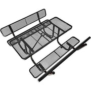 Global Industrial Black / 72"L x 83"W x 33"H / Industrial Picnic Tables