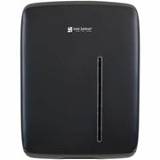 Timeless Folded Paper Towel Dispenser by San Jamar – Black, Model SJMT1500BK