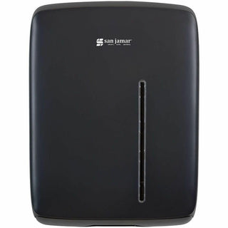 Timeless Folded Paper Towel Dispenser by San Jamar – Black, Model SJMT1500BK