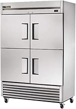 True TS Series Reach-In 4-Half Solid Door 49 Cu Ft Refrigerator