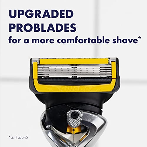 Gillette 1 Count (Pack of 2) / Handle + 1 Refill / Black Cartridge Razors