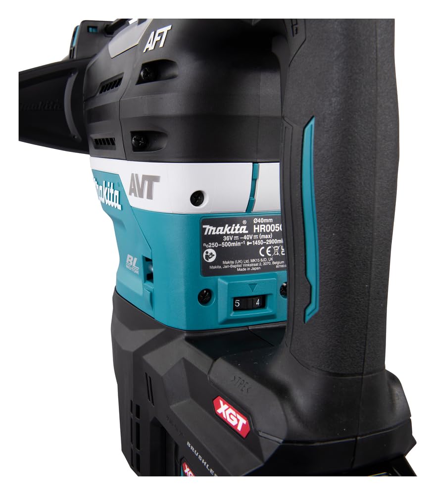 Rotary Demolition Hammer 40V by Makita – Petrol, Model HR005GZ01