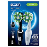 Oral-B Black & White / 2 Count (Pack of 1) / 2 Handles Rotating