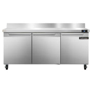 SW72-BS Three Section Work Top Refrigerator 72" W by Continental Refrigerator – 20.6 cubic_feet, Model r290