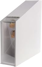 Dispense-Rite 3-Compartment White Polystyrene Ice Cream Cone Dispenser - 23"L x 6"W x 21 3/4"H