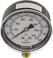 Exact FIT for MIDDLEBY Marshall A12414, A12414 Gauge Pressure (0-60 PSI 1/4" NPT) - Replacement Part by MAVRIK