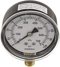 Exact FIT for MIDDLEBY Marshall A12414, A12414 Gauge Pressure (0-60 PSI 1/4" NPT) - Replacement Part by MAVRIK