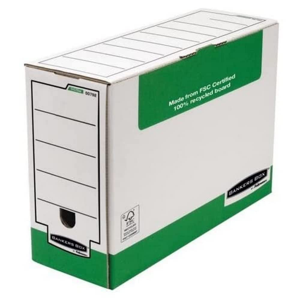Bankers Box Green / 120mm / Standard Storage File Boxes