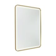 Reflections - Rectangular Mirror - Brushed Brass by Artcraft – 31.5"L x 1.5"W, Metal, Brushed Brass, Model AM352