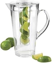 Cal Mil Polycarbonate Pitcher with Infusion Chamber, 9 x 9 x 10 inch - 1 each.