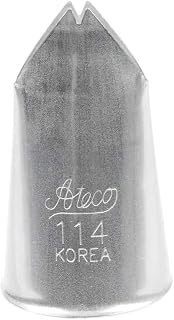 Ateco #114 Leaf Large Decorating Tip, Stainless Steel