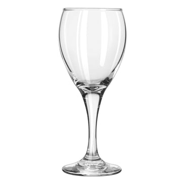 Teardrop 8.5 Ounce White Wine Glass - 24 / CS by Libbey – Medium, 8.5 fluid_ounces, Glass, Clear, Pack of 24