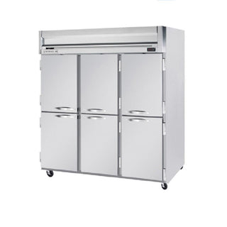 Beverage-Air Horizon Series - Top Mount Reach in Refrigerator - Three Section - Half Solid Door - SS EXT/INT by Beverage Air – Model HRPS3HC-1HS