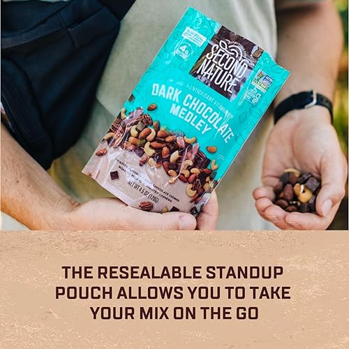 Second Nature Dark Chocolate / 12 Ounce (Pack of 6) / 6 Snack & Trail Mixes