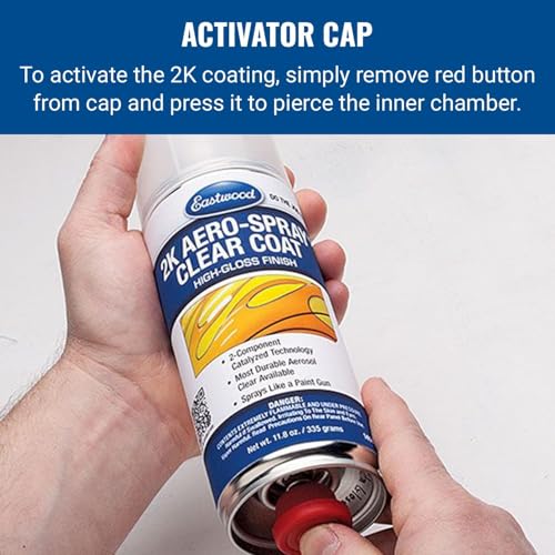 Eastwood 12 / 11.8 Ounce (Pack of 12) / 12-Pack Gloss Clear Coat Spray Paint