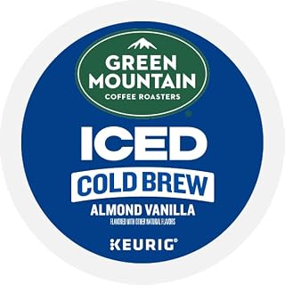 Green Mountain Coffee Roasters Almond Vanilla Cold Brew, Keurig Single-Serve K-Cup Pods, 10 Count