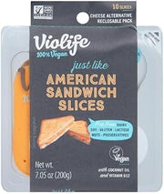 Violife Plant Based Singles Cheese Slices, 7.05 Ounce