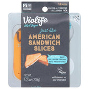 Plant Based Singles Cheese Slices by Violife – 7.05 Ounce, Model 0810934030994