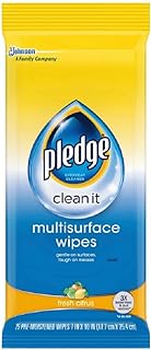 Pledge Multi Surface Everyday Wipes 25 ea (Pack of 2)
