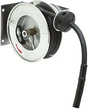 T&S Brass B-7102-01 Open Stainless Steel 3/8-Inch X 12-Feet Spray Valve Hose Reel