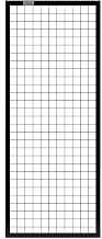 Global Industrial Machine Wire Guard Panel, 2'W, Black