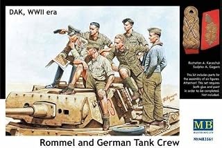 Masterbox Mas3561 1:35 - Rommel And German Tank Crew Plastic Model Kit/Soldiers