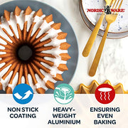 Nordic Ware Bundt, 10-Cup (Pack of 3) / Bundt Pan / Gold Bundt Pans