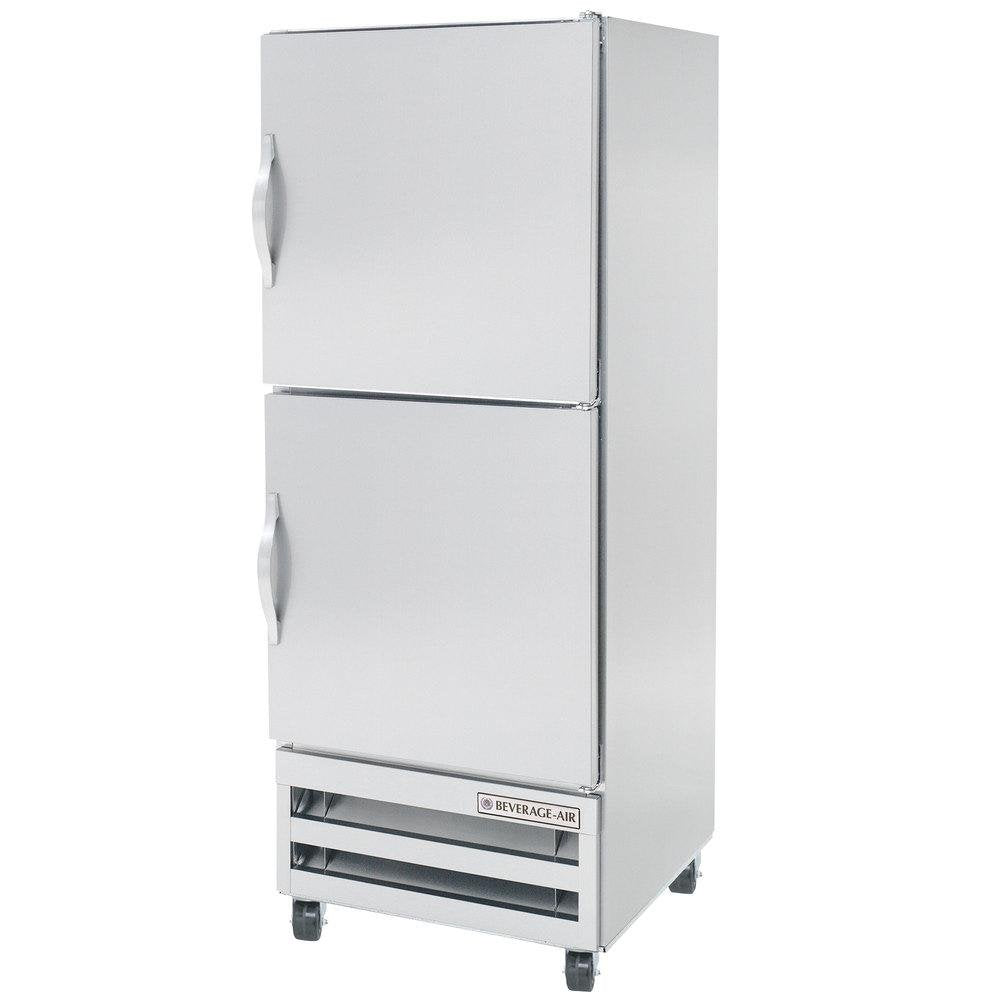 Beverage-Air RI Series - - Bottom Mount Pass Thru Refrigerator - Single Section - Half Solid Door - 18 Cu. Ft. by Beverage Air – 18.0 cubic_feet, Model RID18HC-HS