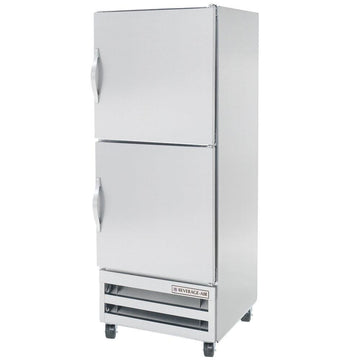 Beverage-Air RI Series - - Bottom Mount Pass Thru Refrigerator - Single Section - Half Solid Door - 18 Cu. Ft. by Beverage Air – 18.0 cubic_feet, Model RID18HC-HS