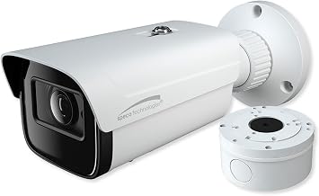 Speco Technologies Speco O4VB2M 4MP H.265 IP Bullet Camera with Analytics and Junction Box, 2.8-12mm Motorized Lens