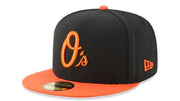 Cap Co by New Era – 6 7/8, Cotton, Orange,black, Model 70360918