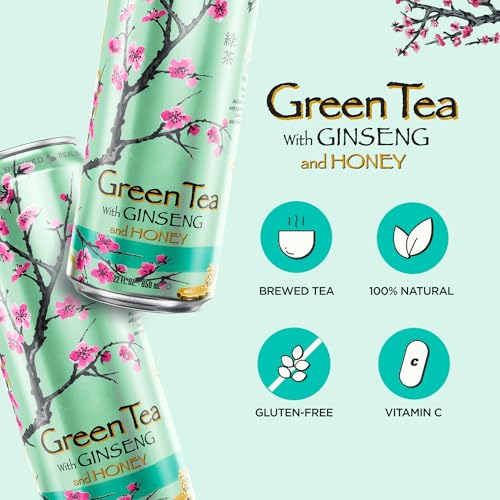 AriZona Green Tea / 22 Fl Oz (12 Pack) / 1 Iced Tea