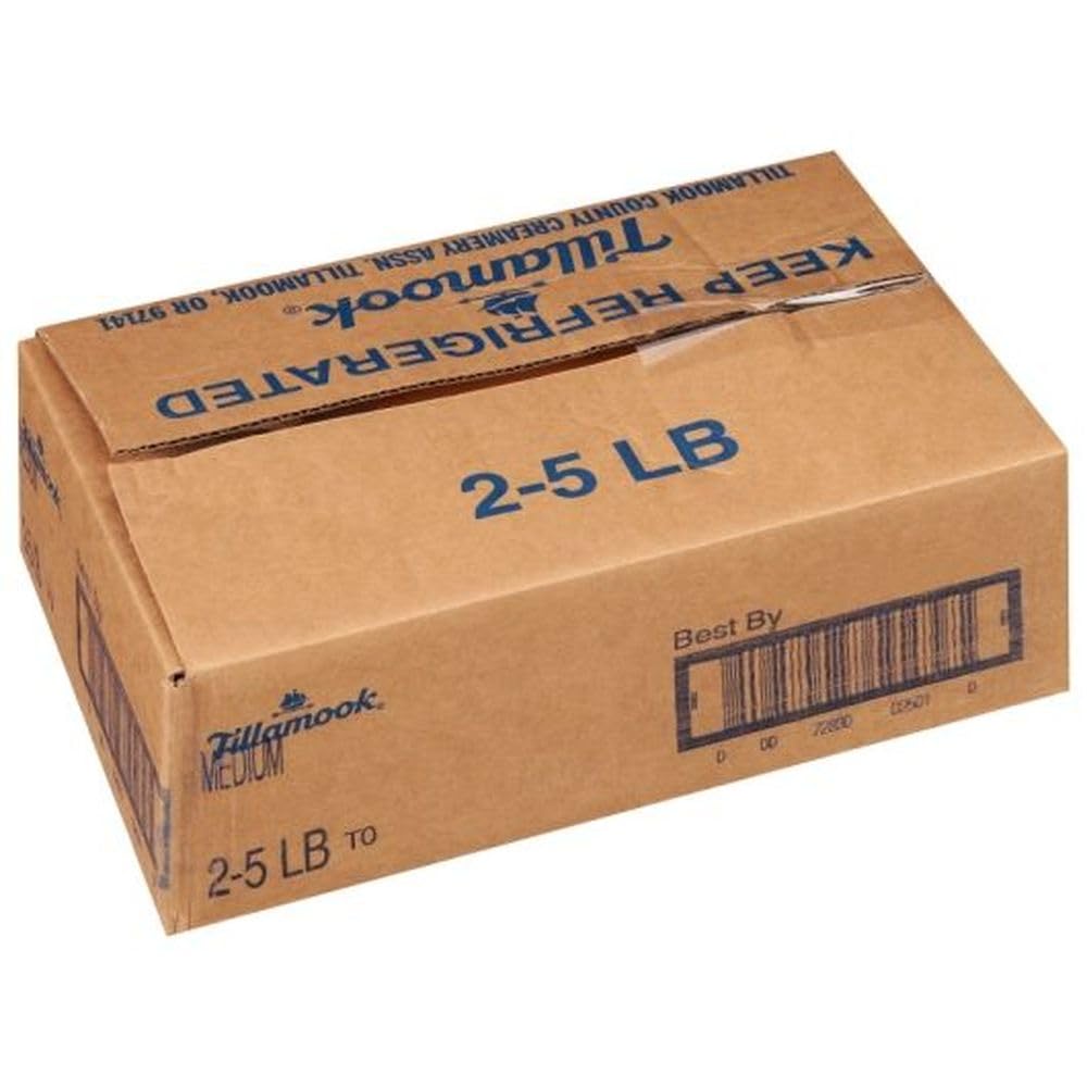 Medium Cheddar Cheese by Tillamook – 160 Ounce (Pack of 1), Pack of 2