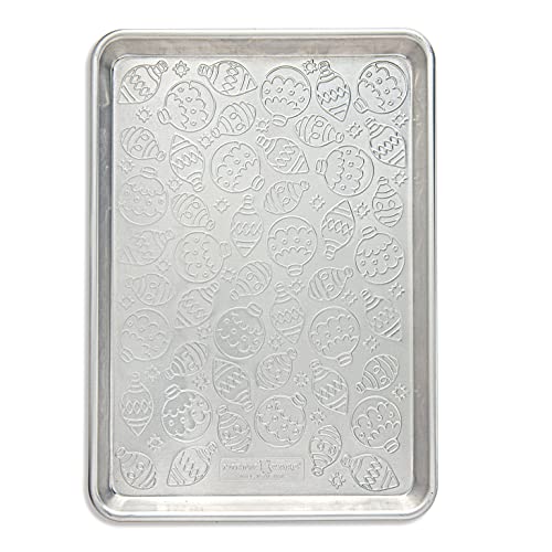 Nordic Ware Embossed Ornament / Half Sheet / Natural Baking & Cookie Sheets