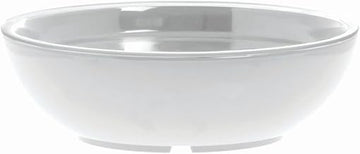 Delfin 2.75 Qt. White Oval Metro Bowl