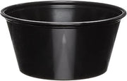DART P325BLK CPC 3.25 oz Souffle Plastic Cup, Black - Case of 2500