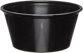 DART P325BLK CPC 3.25 oz Souffle Plastic Cup, Black - Case of 2500