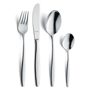 FLORENCE Cutlery Set 24 Pieces Dishwasher Safe Made of High-Quality Stainless Steel Elegant Design Modern & Stylish Set with Finely Rounded Handles Cutlery by Amefa – Model