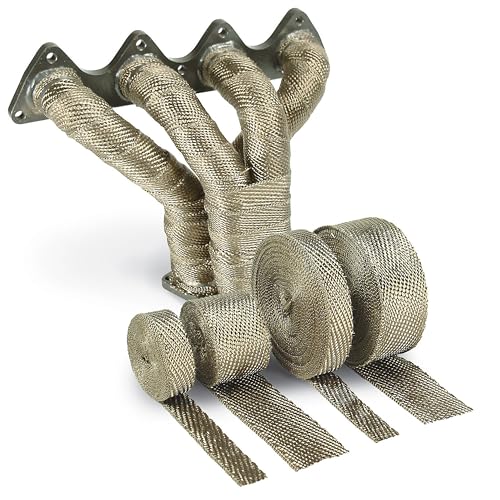 Design Engineering 1" x 15' / Titanium / 1 Heat Wrap, Matting & Sleeving