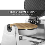Waring Single Waffle Cone Maker / Silver / 1 Commercial Waffle Makers