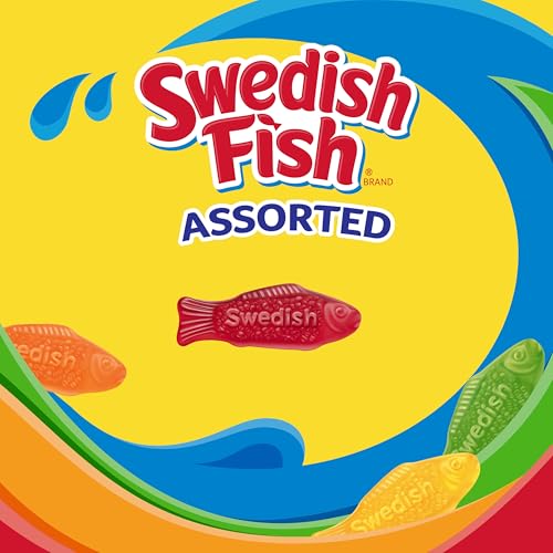 Swedish Fish Assorted / 3.5 Ounce (Pack of 12) / Assorted,Red Gummy Candy