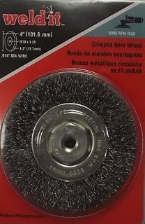 Hobart 770369 4" Crimped Wire Wheel M10 x 1.25