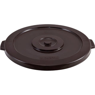 Plastic Trash Can Lid by Global Industrial – 32 Gallon, 32.0 gallons, Plastic, Brown, Model XDW-008-1-BN