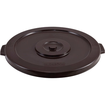 Plastic Trash Can Lid by Global Industrial – 32 Gallon, 32.0 gallons, Plastic, Brown, Model XDW-008-1-BN