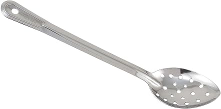 Winco 15" Stainless Steel Basting Spoon, Perforated