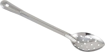 Winco 15" Stainless Steel Basting Spoon, Perforated